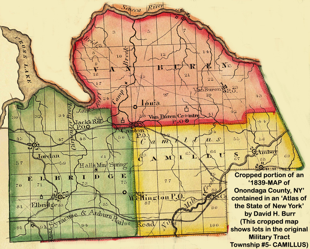 1839 Burr Atlas Map